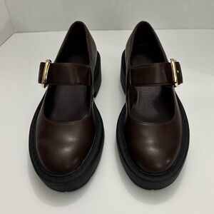 New Steve Madden Brown Mary Jane Shoes size (6)